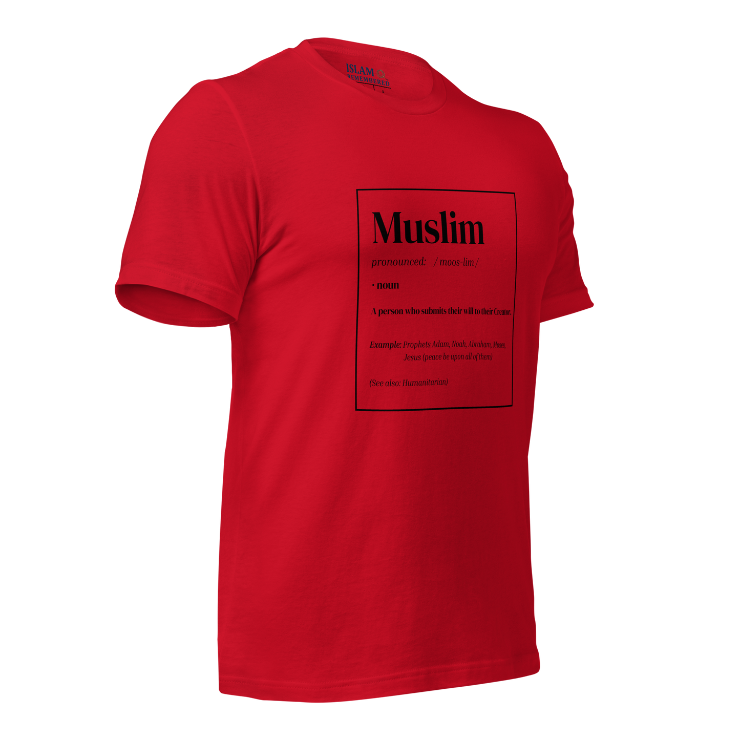 ADULT T-Shirt - MUSLIM DEFINITION - Black