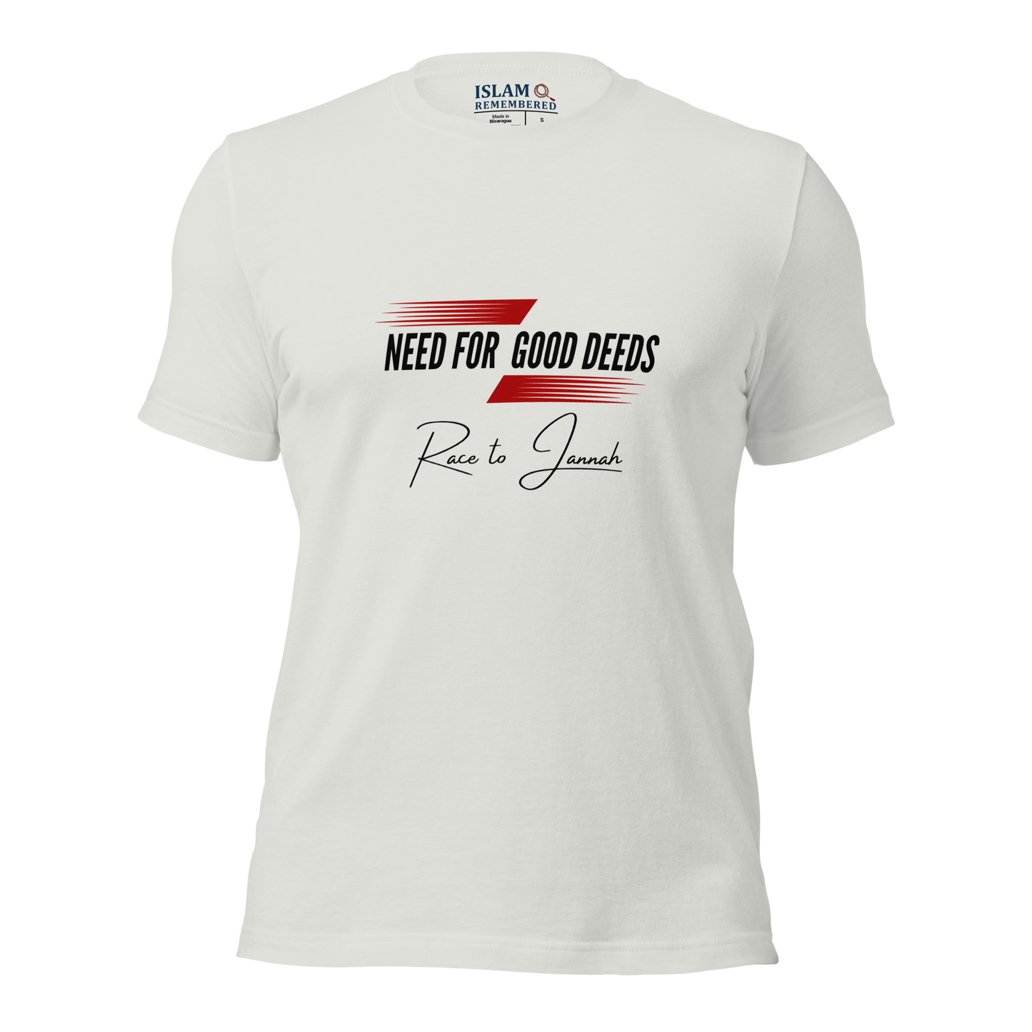 ADULT T-Shirt - NEED FOR GOOD DEEDS - Black/Red