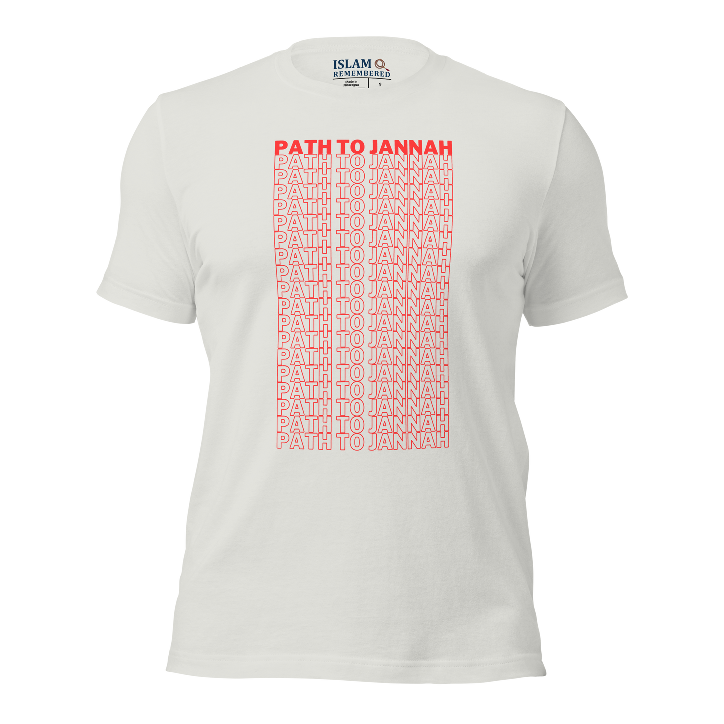 ADULT T-Shirt - PATH TO JANNAH - Red