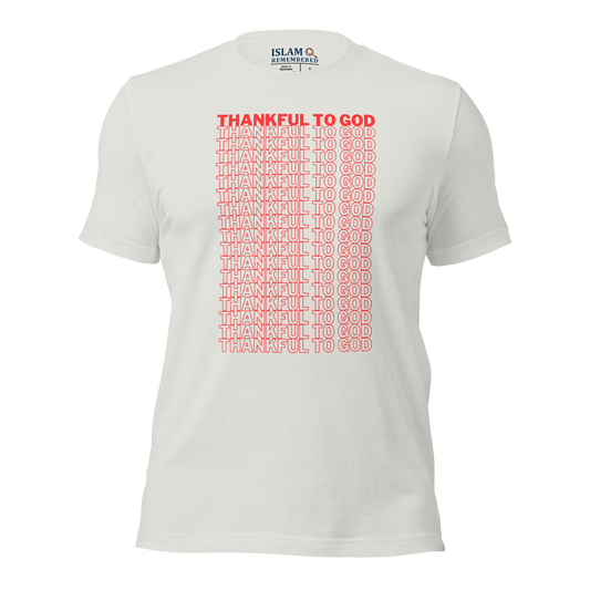 ADULT T-Shirt - THANKFUL TO GOD - Red