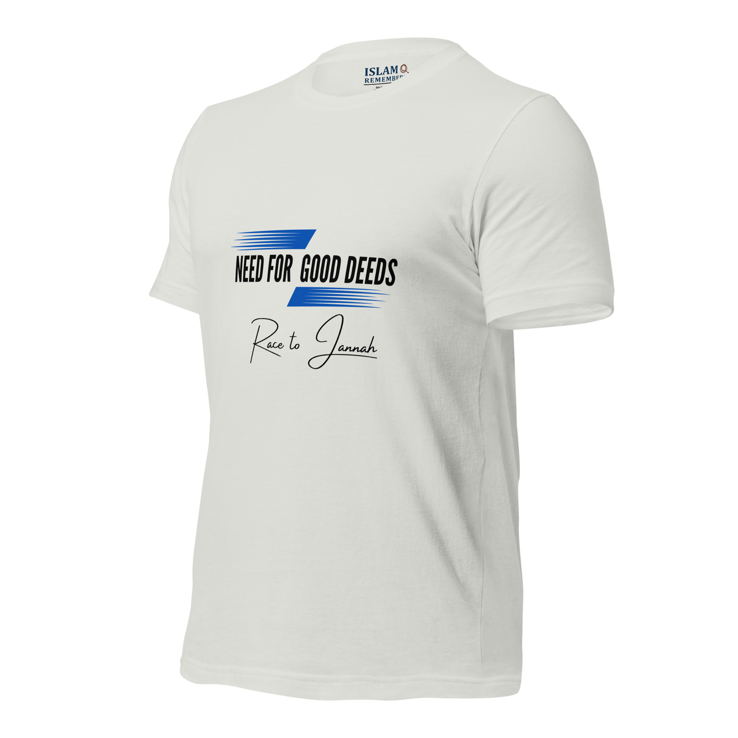 ADULT T-Shirt - NEED FOR GOOD DEEDS - Black/Blue