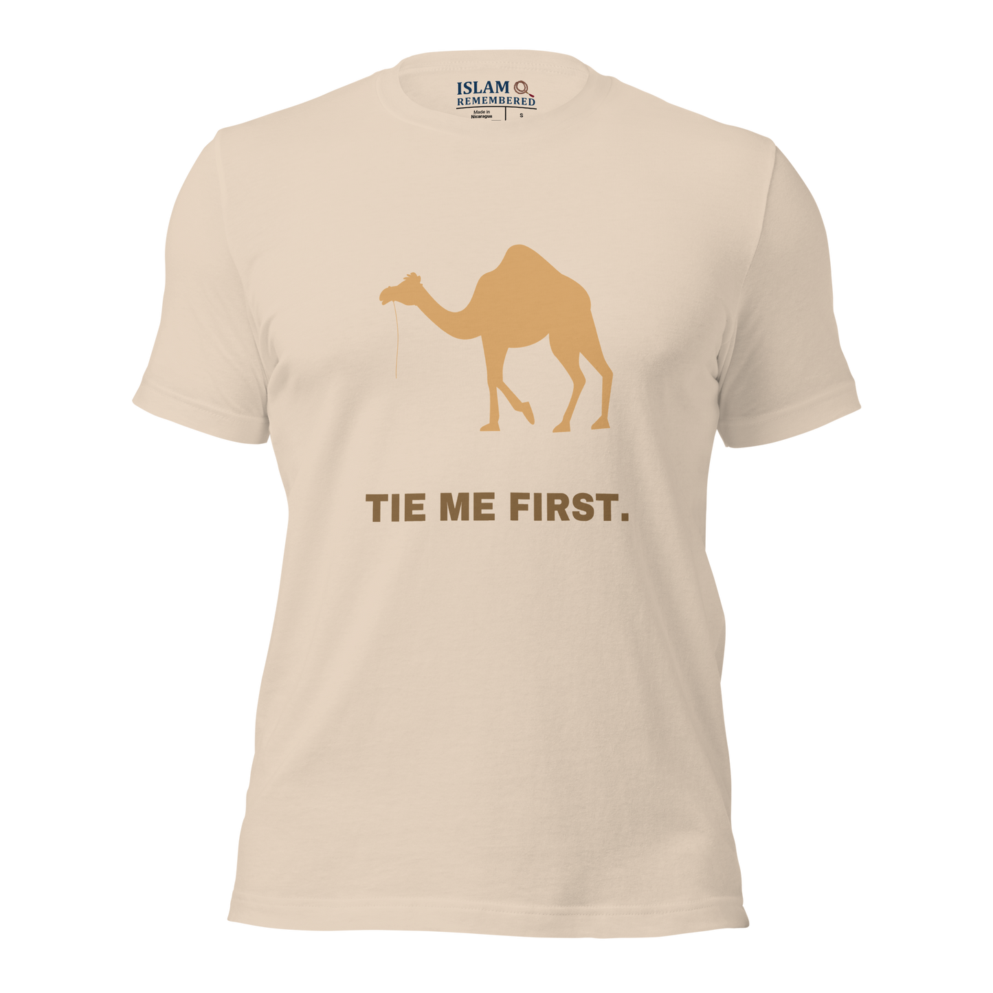 ADULT T-Shirt - TIE ME FIRST - Brown