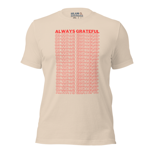 ADULT T-Shirt - ALWAYS GRATEFUL - Red