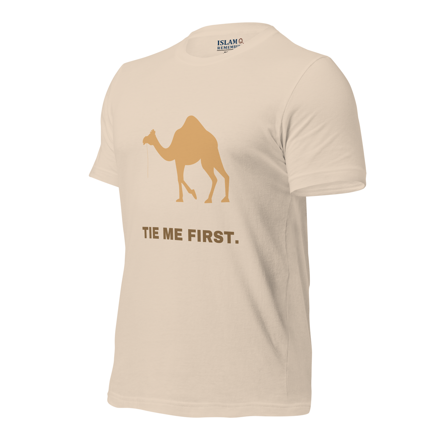 ADULT T-Shirt - TIE ME FIRST - Brown