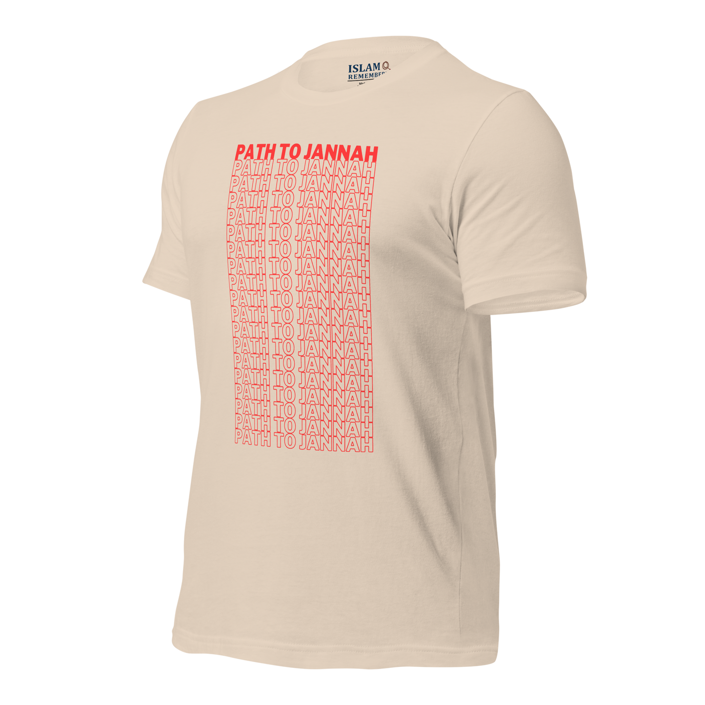ADULT T-Shirt - PATH TO JANNAH - Red