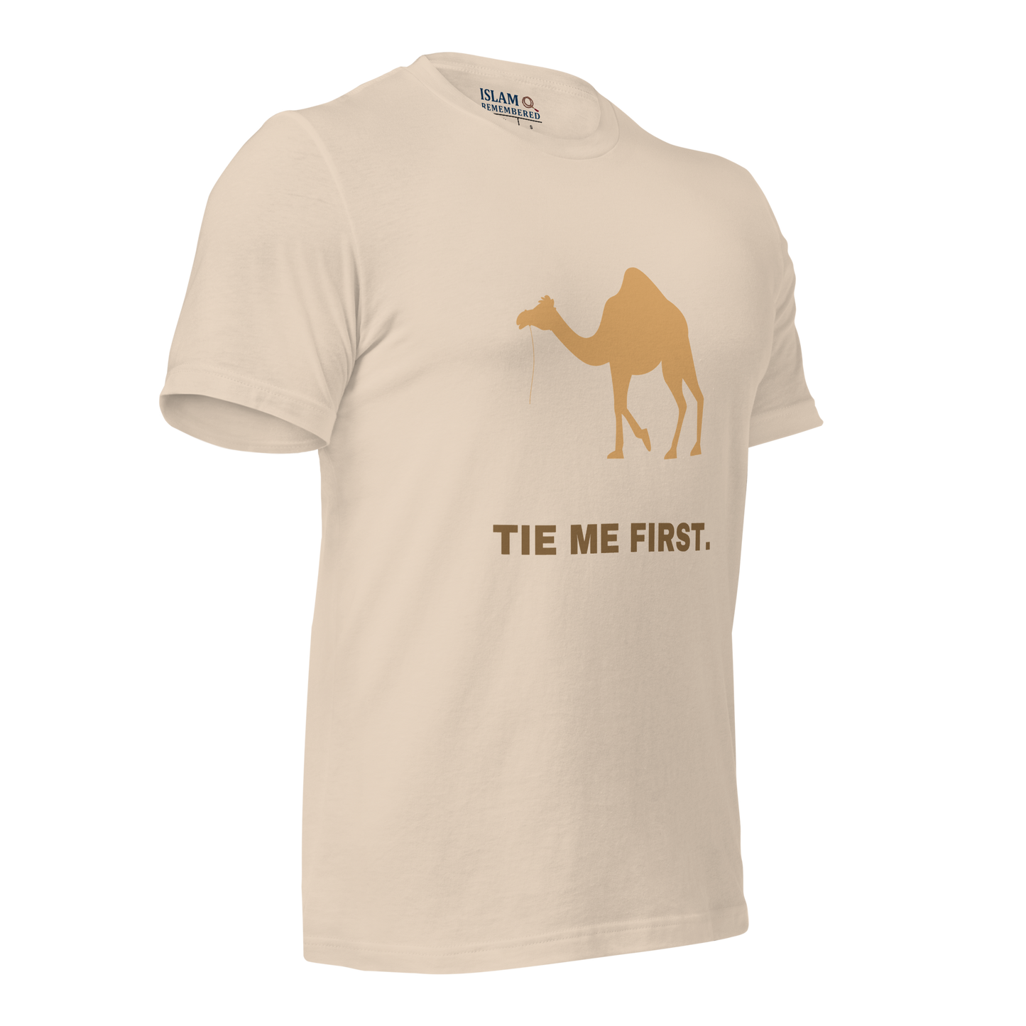 ADULT T-Shirt - TIE ME FIRST - Brown