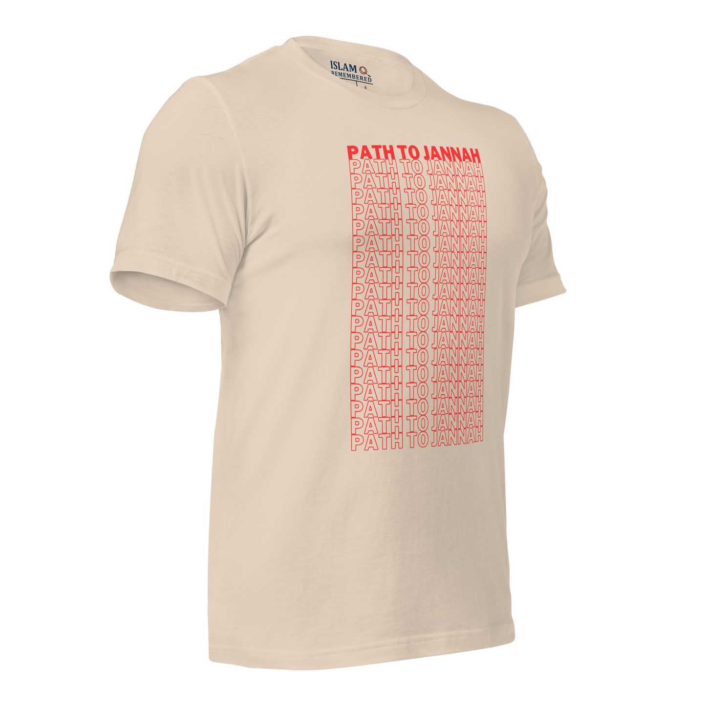 ADULT T-Shirt - PATH TO JANNAH - Red