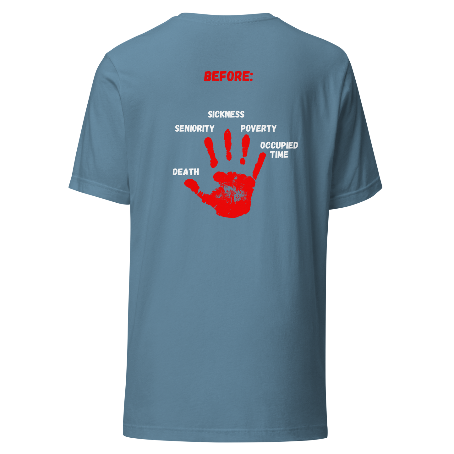 WOMEN's T-Shirt - ADVANTAGE BEFORE (Front/Back) - Green/White