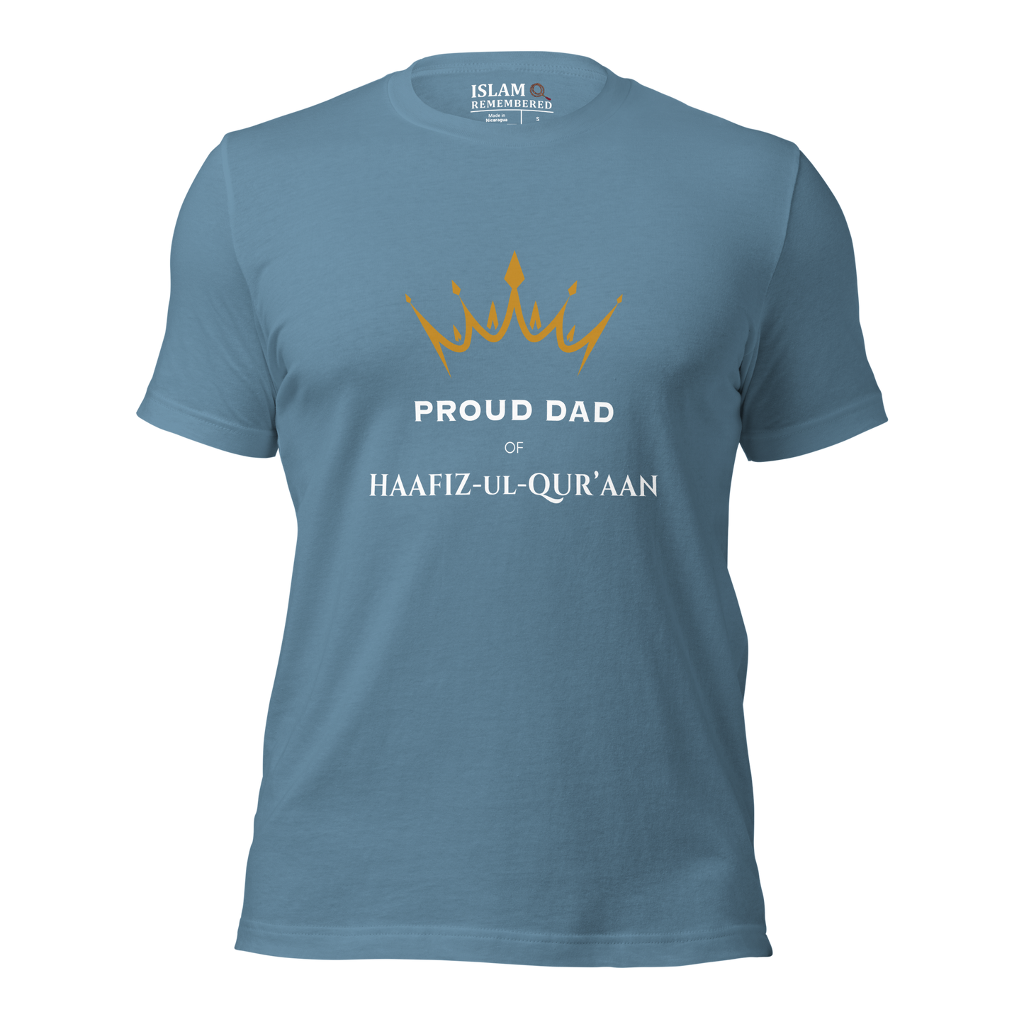 MEN's T-Shirt - PROUD DAD OF HAAFIZ - White