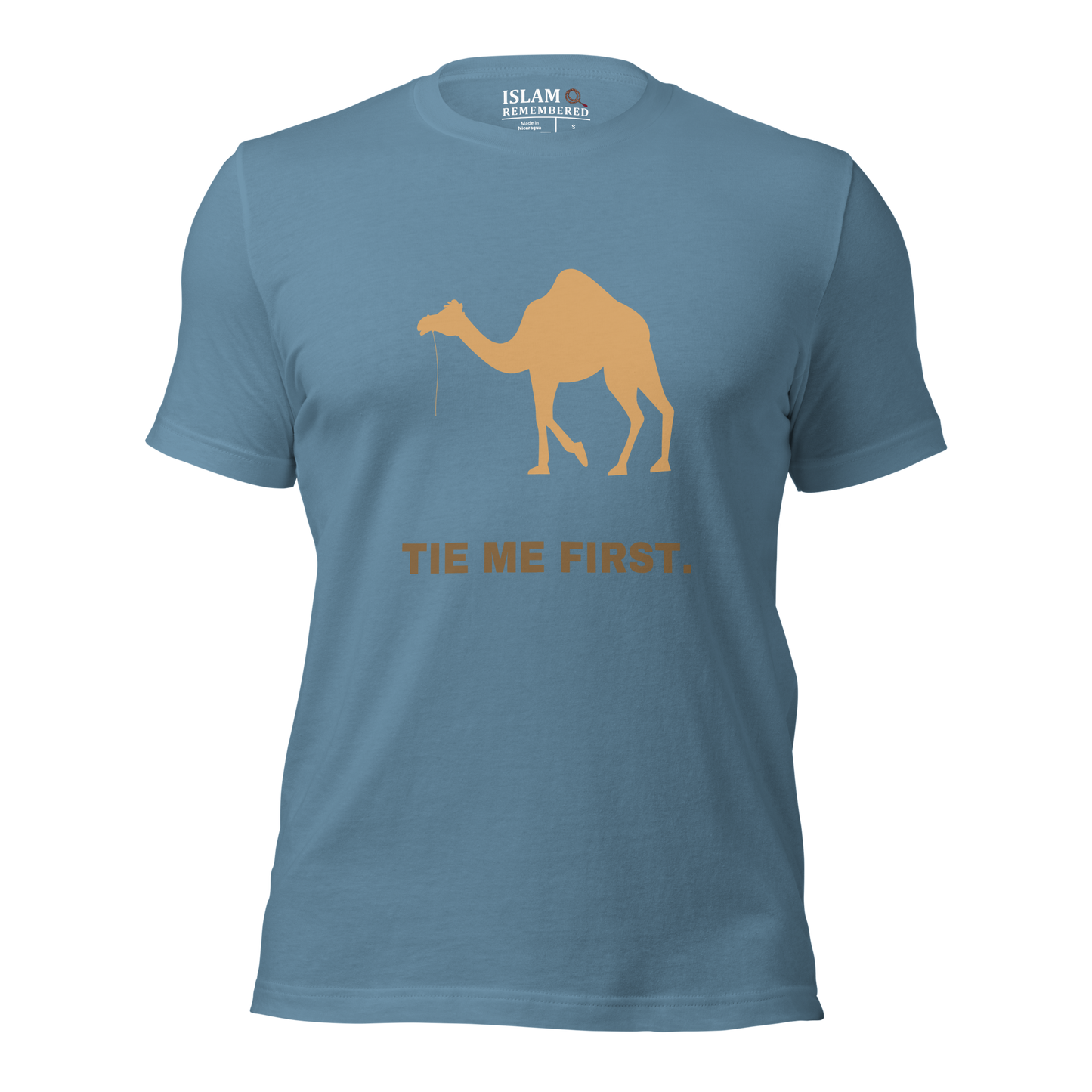 ADULT T-Shirt - TIE ME FIRST - Brown