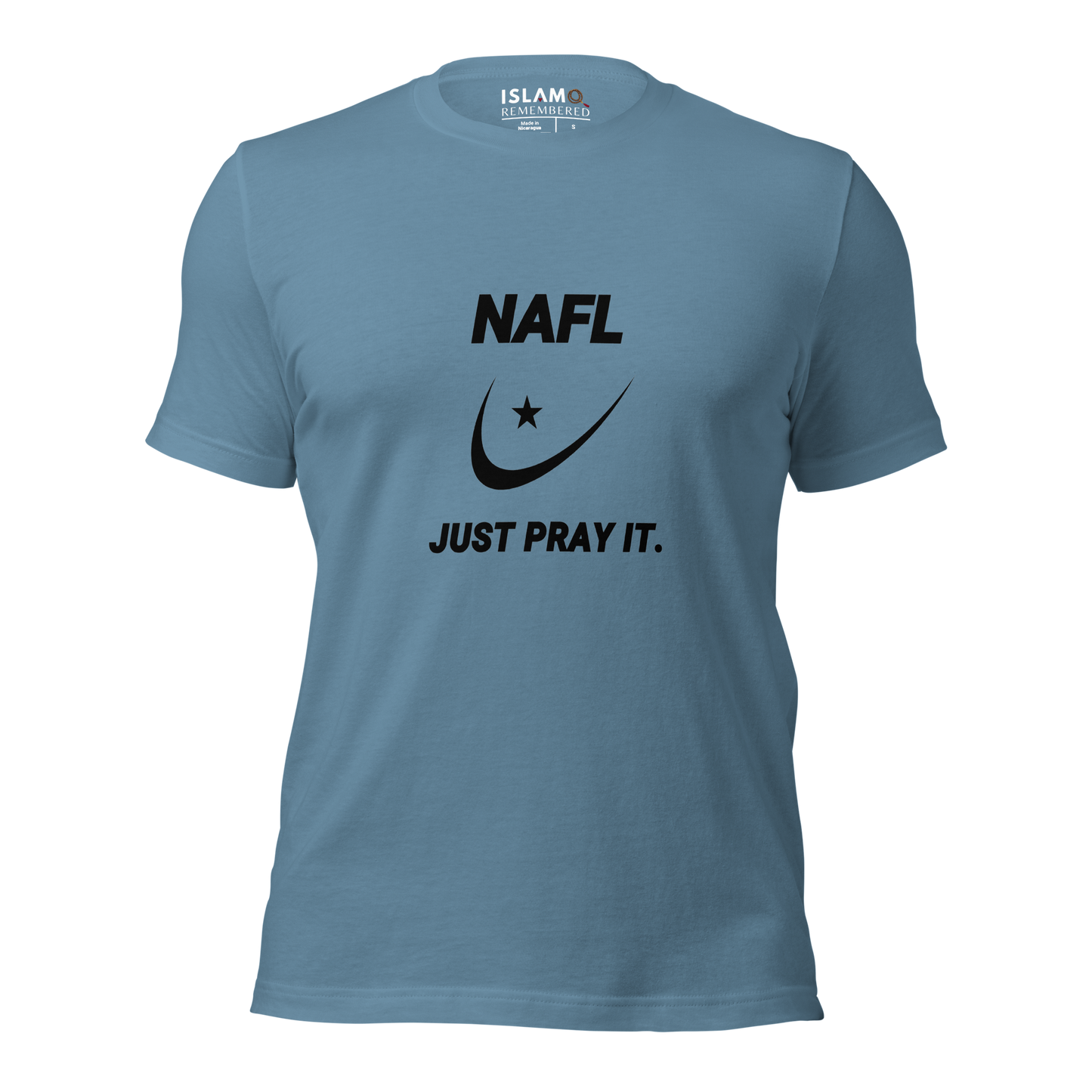 ADULT T-Shirt - NAFL JUST PRAY IT w/ Logo - Black