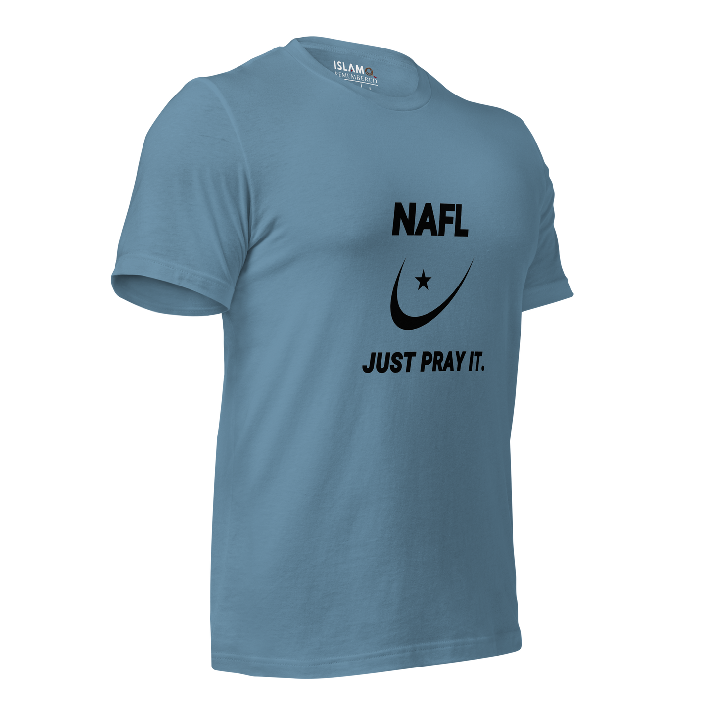 ADULT T-Shirt - NAFL JUST PRAY IT w/ Logo - Black