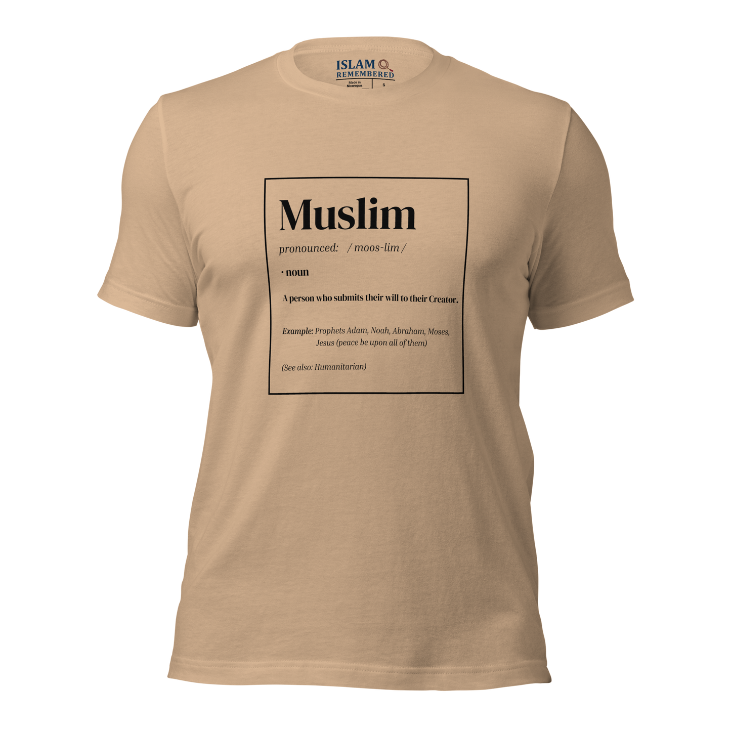 ADULT T-Shirt - MUSLIM DEFINITION - Black