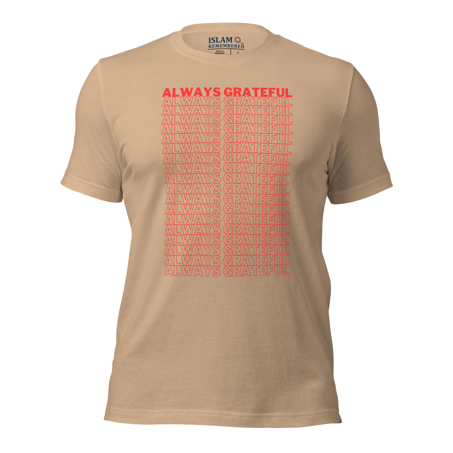 ADULT T-Shirt - ALWAYS GRATEFUL - Red