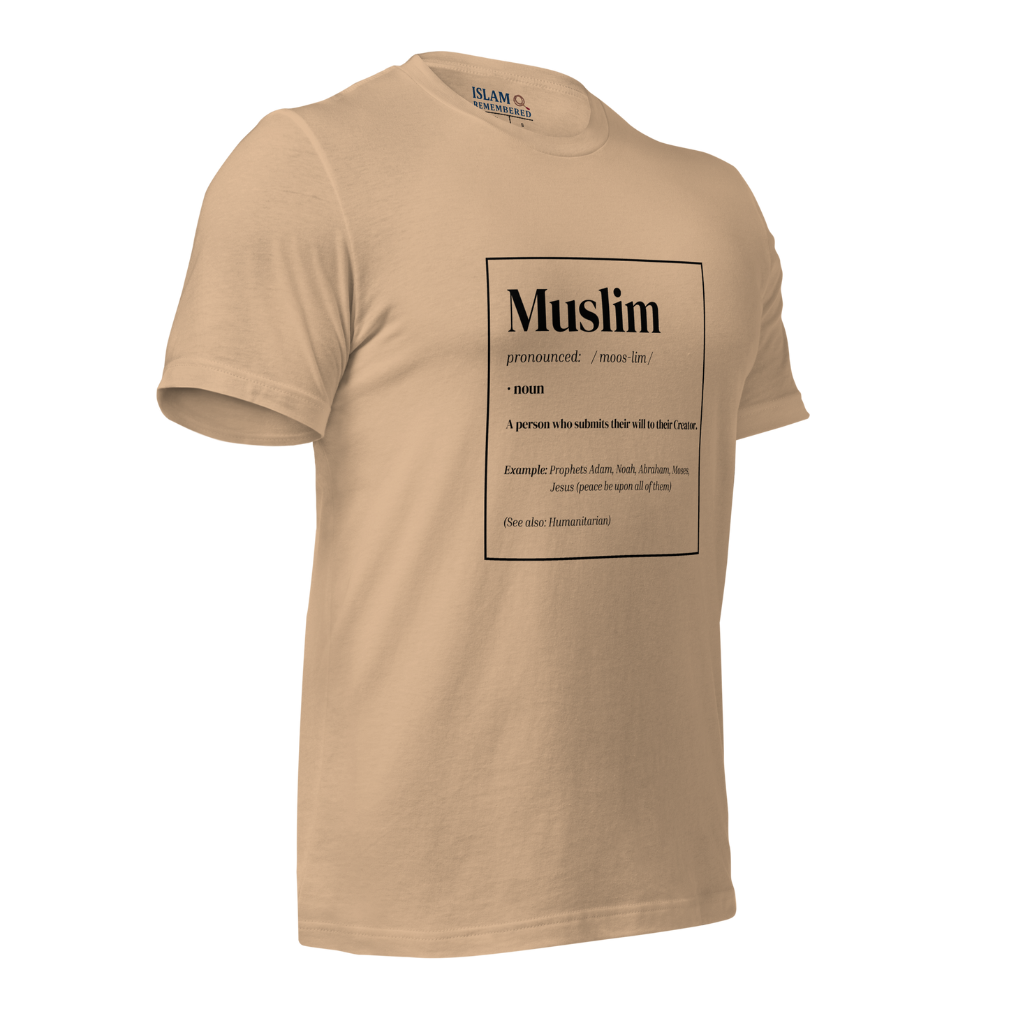 ADULT T-Shirt - MUSLIM DEFINITION - Black