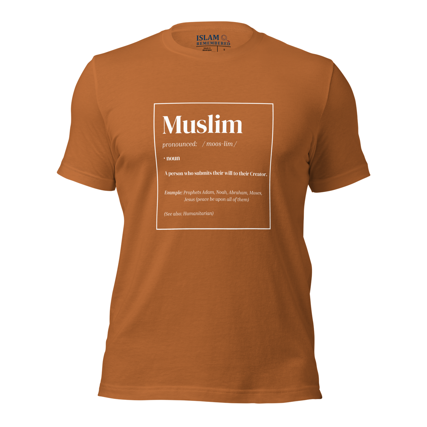 ADULT T-Shirt - MUSLIM DEFINITION - White