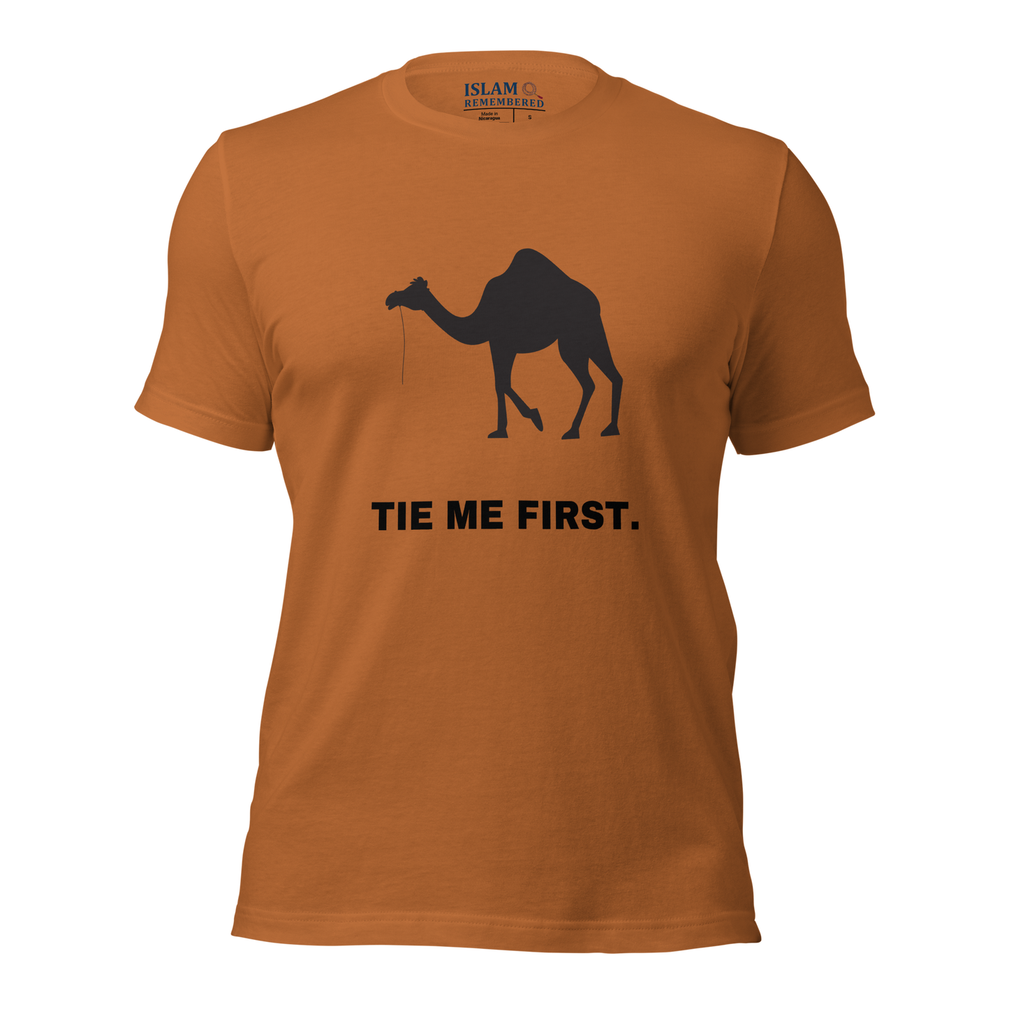 ADULT T-Shirt - TIE ME FIRST - Black