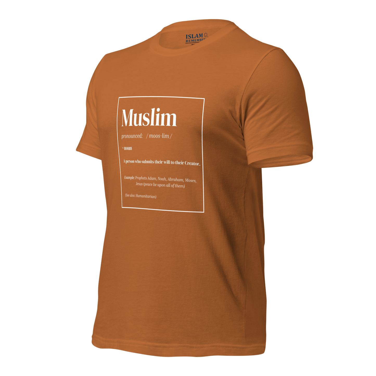 ADULT T-Shirt - MUSLIM DEFINITION - White
