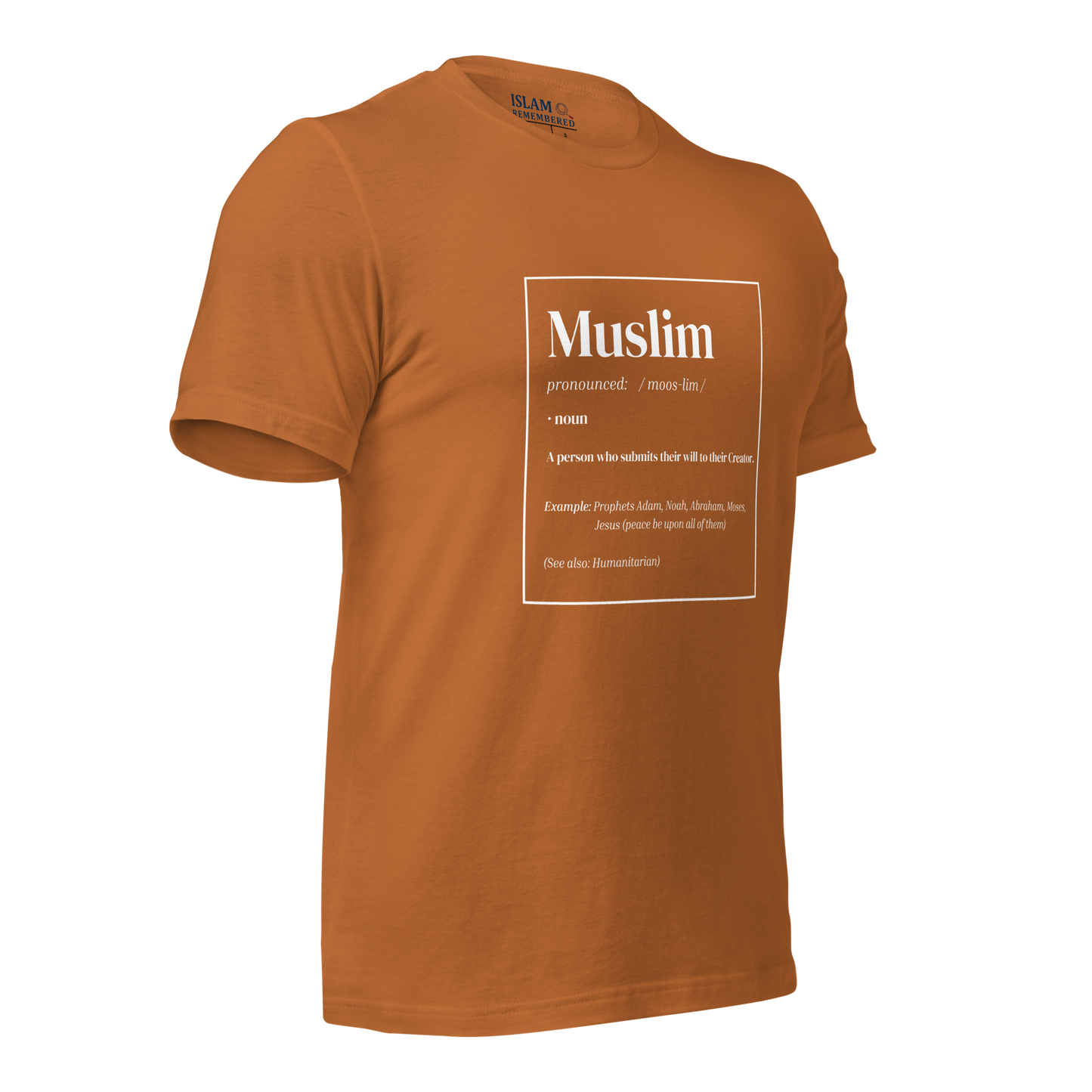 ADULT T-Shirt - MUSLIM DEFINITION - White