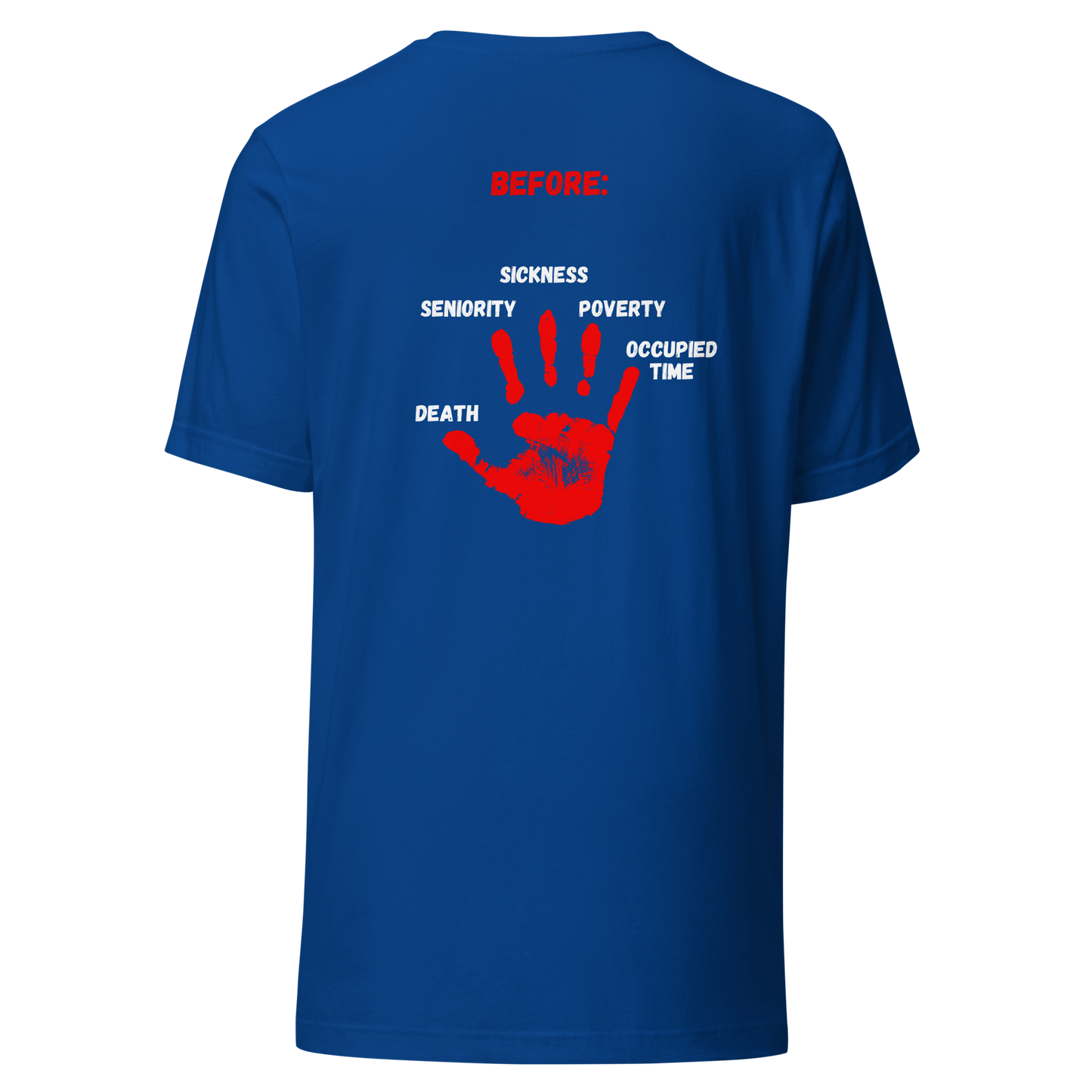 WOMEN's T-Shirt - ADVANTAGE BEFORE (Front/Back) - Green/White