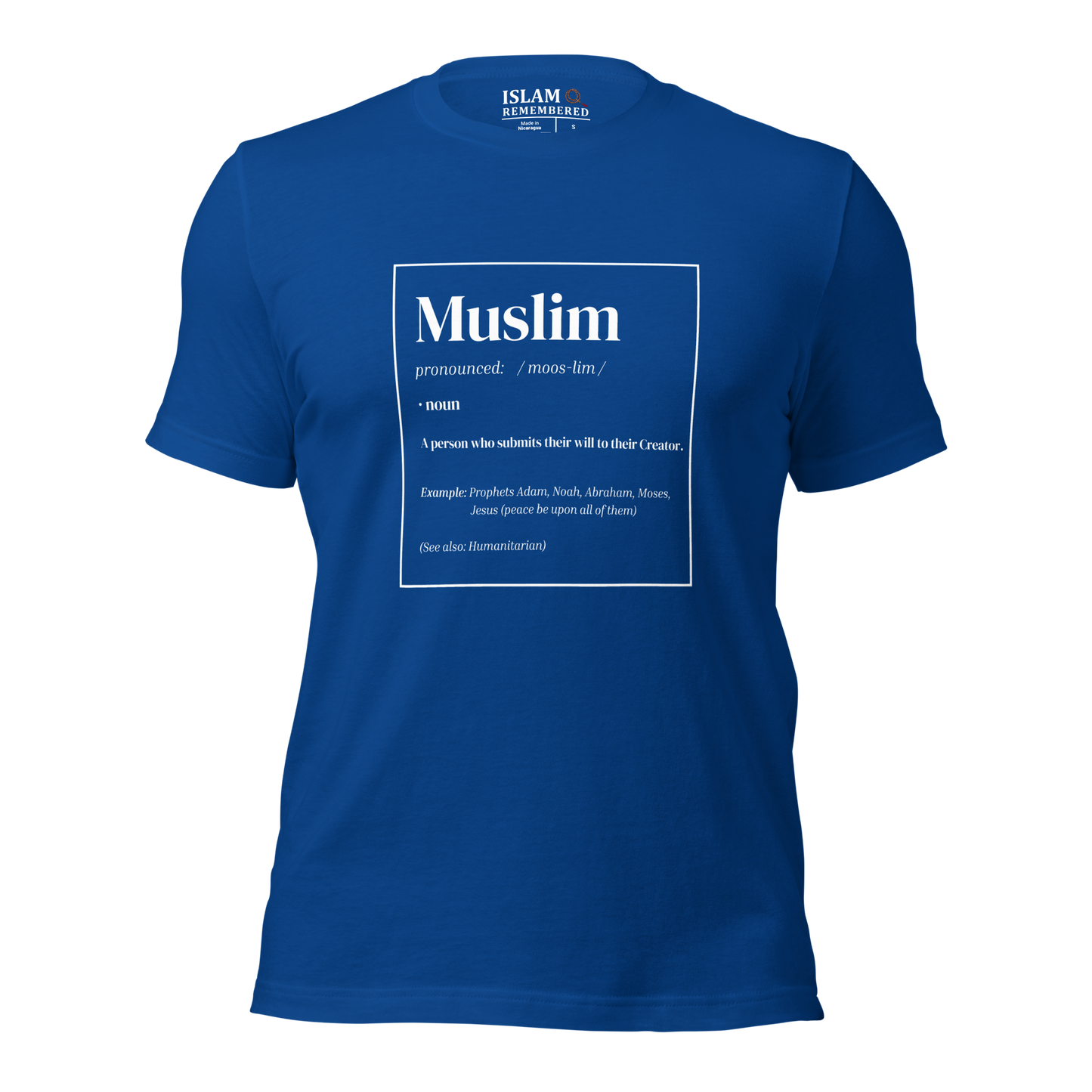 ADULT T-Shirt - MUSLIM DEFINITION - White