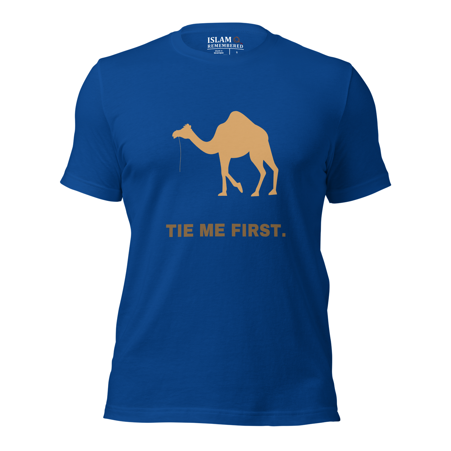 ADULT T-Shirt - TIE ME FIRST - Brown