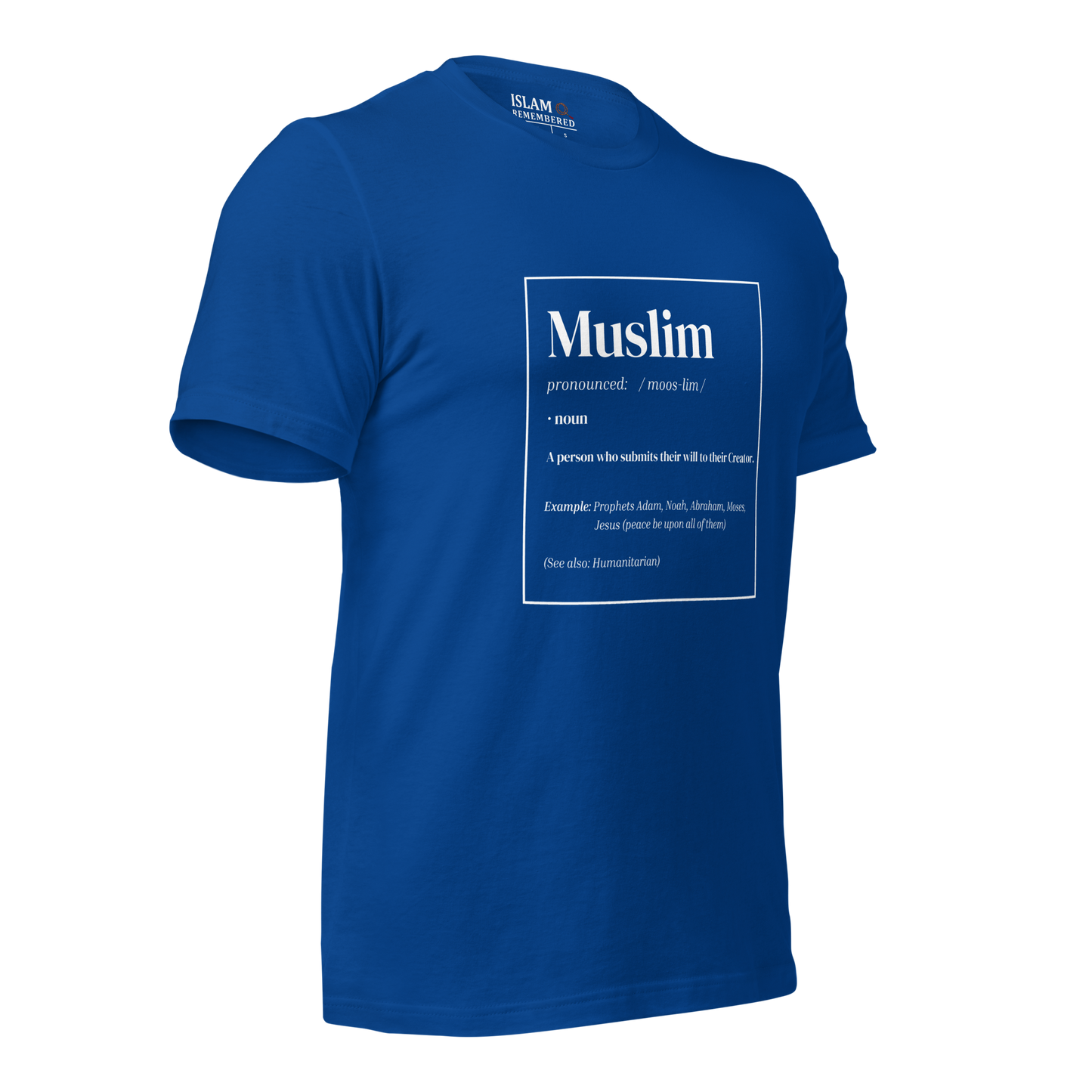 ADULT T-Shirt - MUSLIM DEFINITION - White