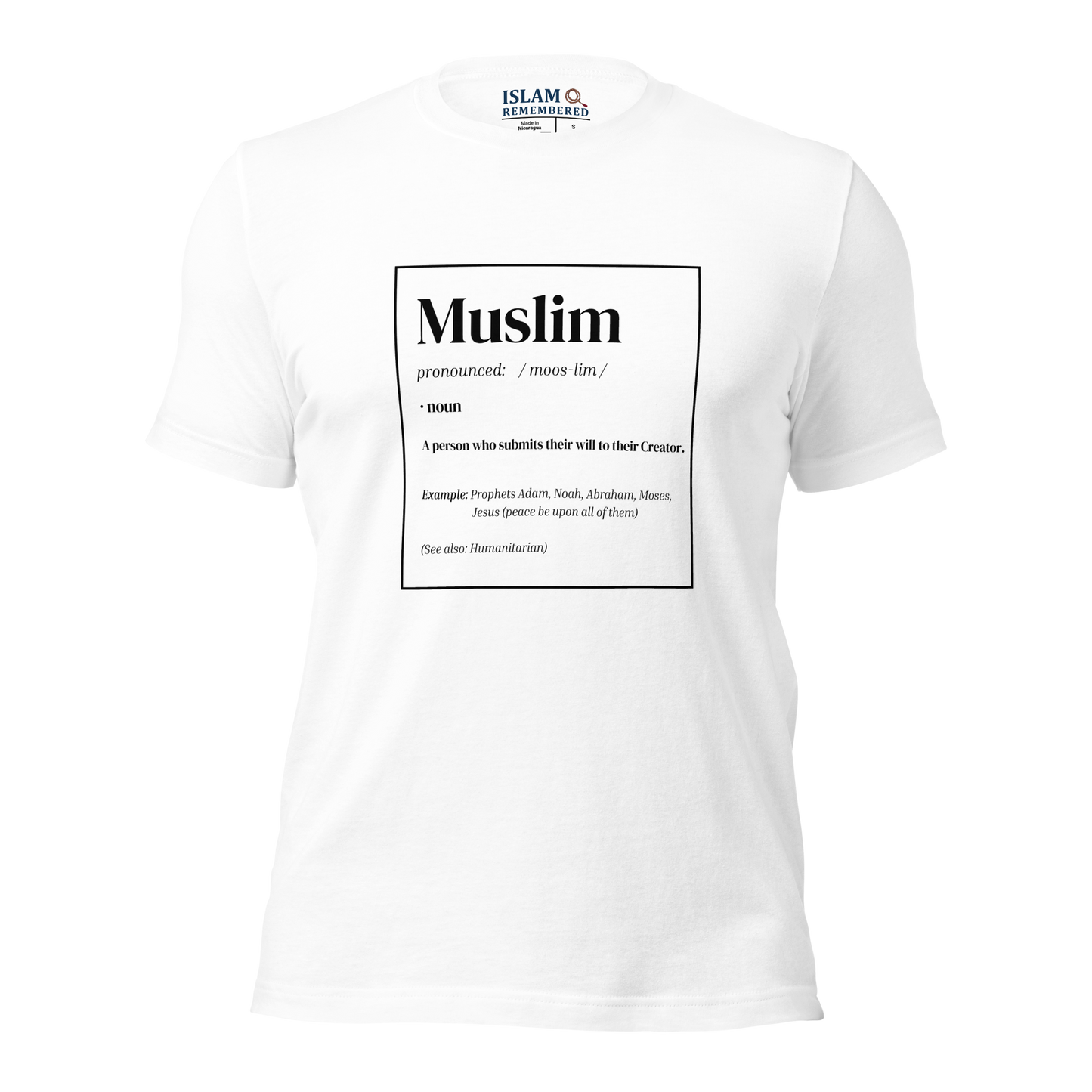 ADULT T-Shirt - MUSLIM DEFINITION - Black