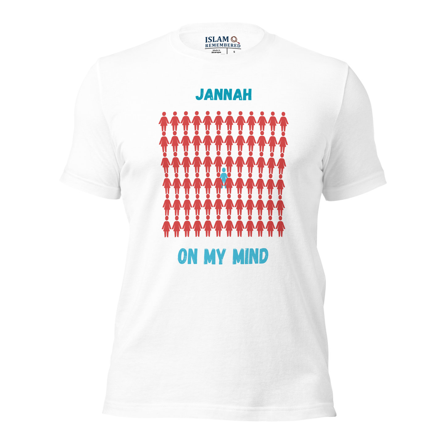 MEN's T-Shirt - JANNAH ON MY MIND - Blue