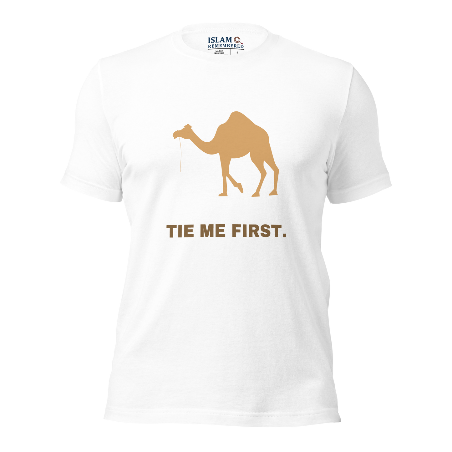 ADULT T-Shirt - TIE ME FIRST - Brown