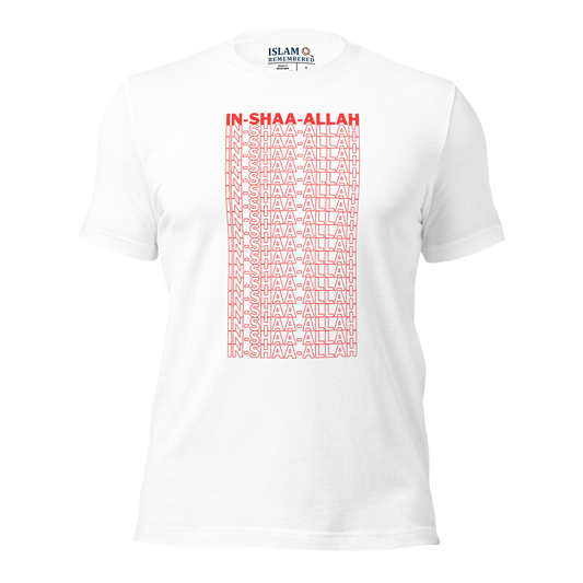 ADULT T-Shirt - INSHAA-ALLAH - Red