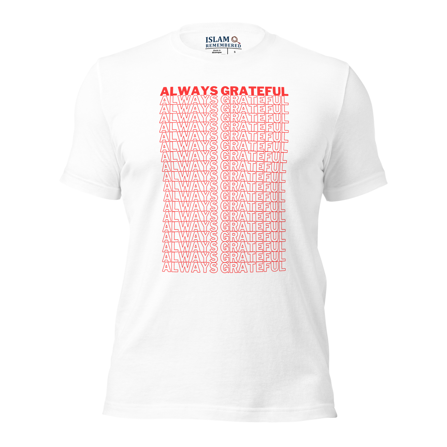 ADULT T-Shirt - ALWAYS GRATEFUL - Red