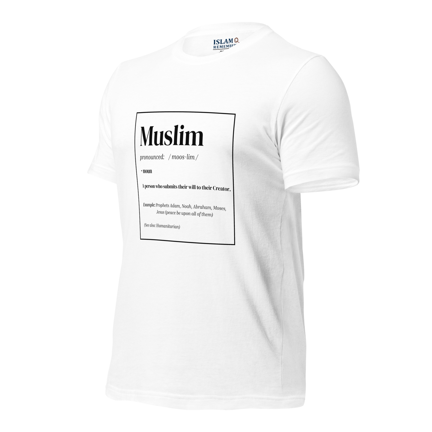 ADULT T-Shirt - MUSLIM DEFINITION - Black