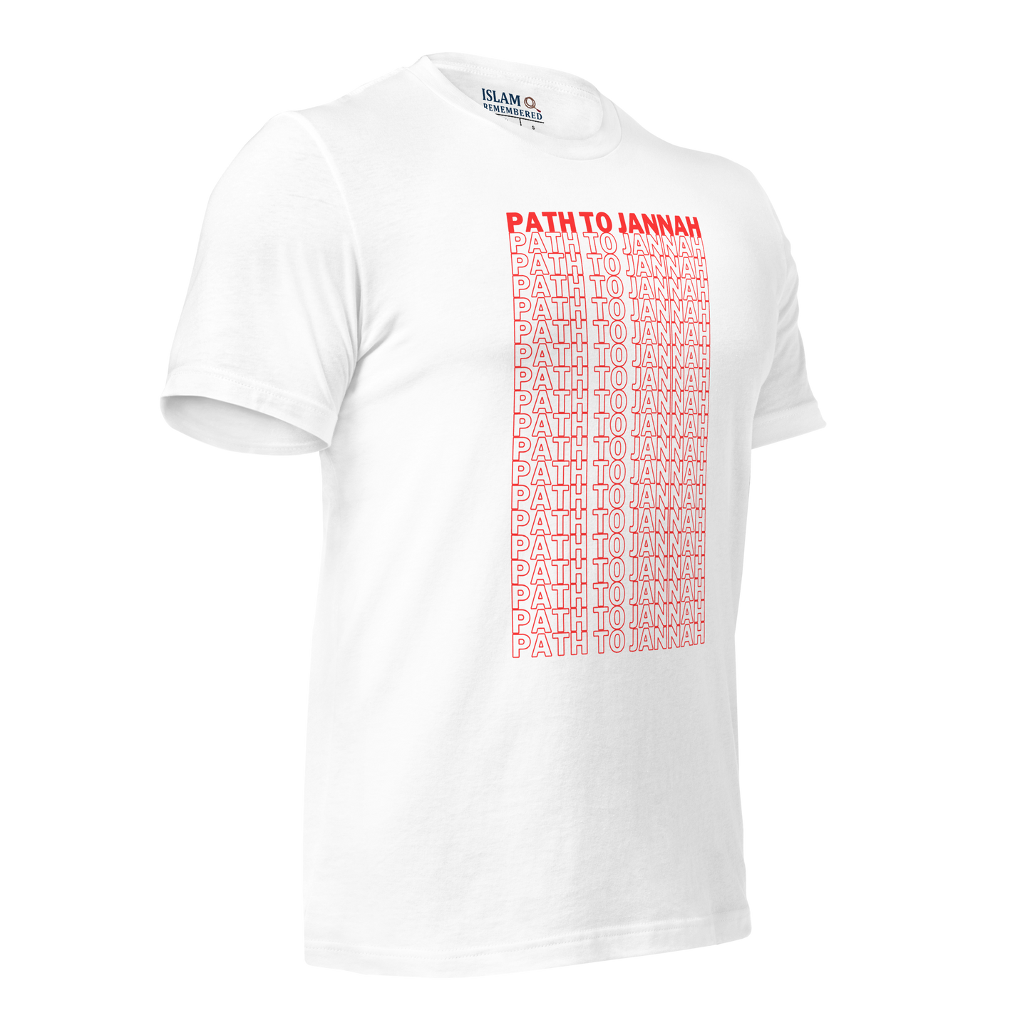 ADULT T-Shirt - PATH TO JANNAH - Red