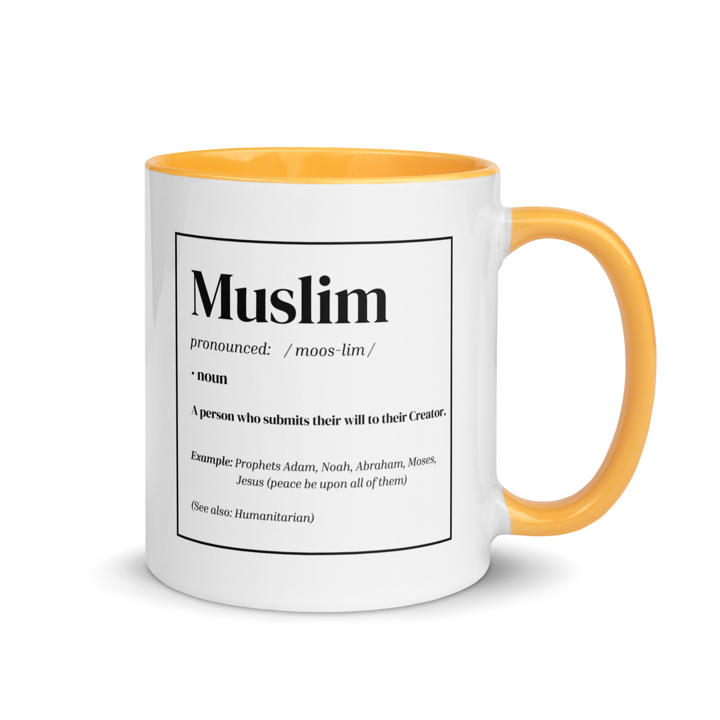 MUG w/ Color Inside - MUSLIM DEFINITION