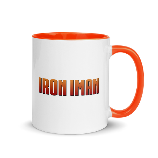 MUG Glossy Black - IRON IMAN - Medium