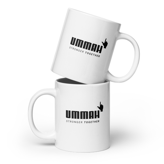 MUG Glossy White - UMMAH (w/ Emblem)