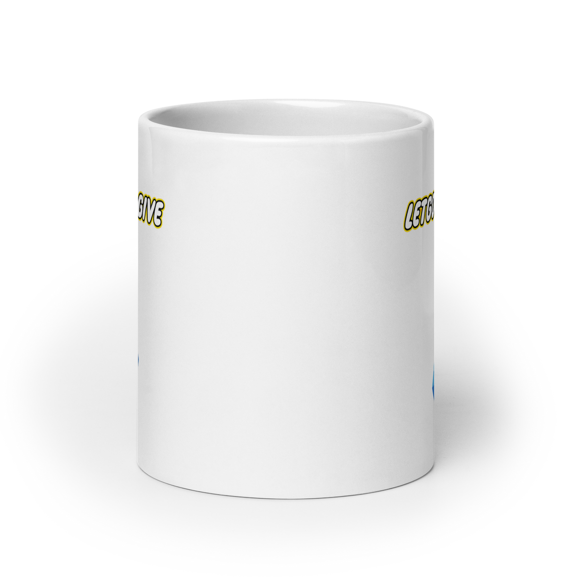 MUG Glossy White - LETGO AND FORGIVE