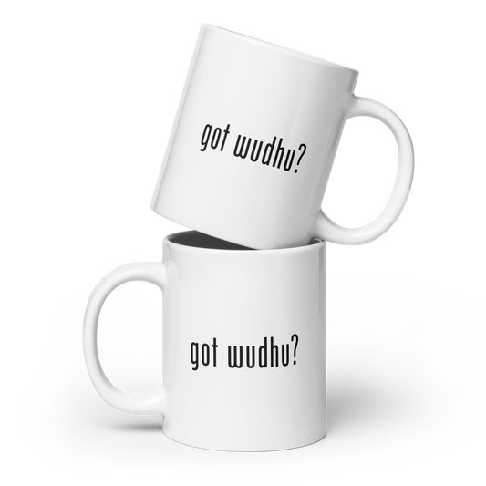 MUG Glossy White - GOT WUDHU