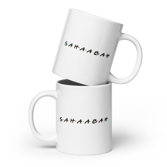 MUG Glossy White - SAHAABAH - Black