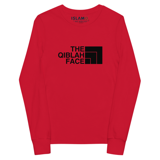 CHILDREN's Long Sleeve - THE QIBLAH FACE - Black
