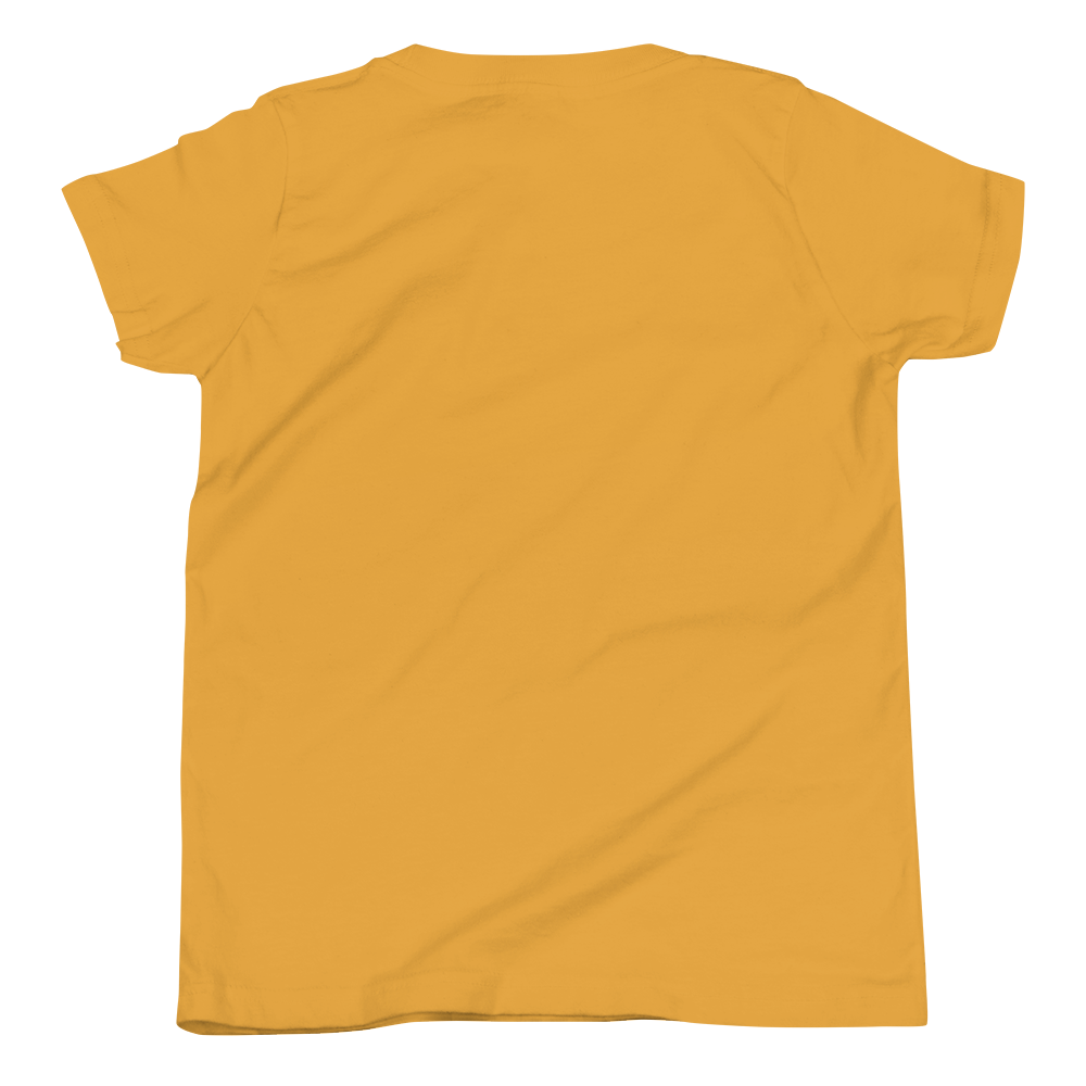 CHILDREN's T-Shirt - TAKBEERLAND FULL LOGO (Centered/Medium) - Gold
