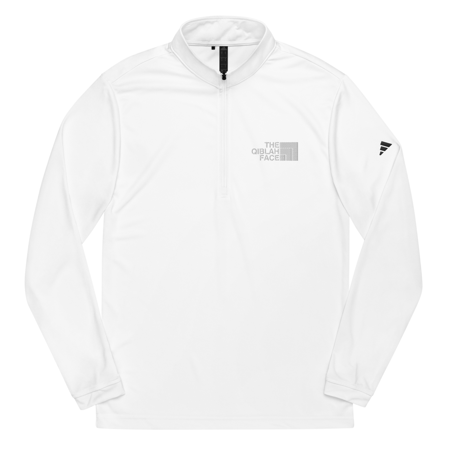 JACKET ADDIDAS Quarter Zip - THE QIBLAH FACE - White