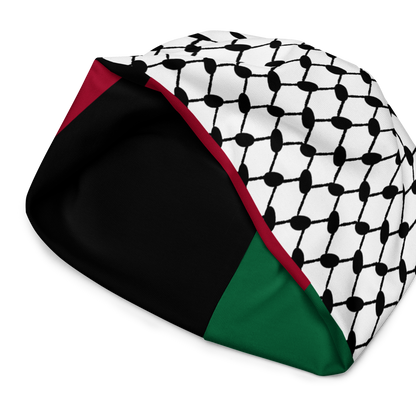 CAP Beanie - KUFIYAH - (Inner Lining) Black/Green/Red