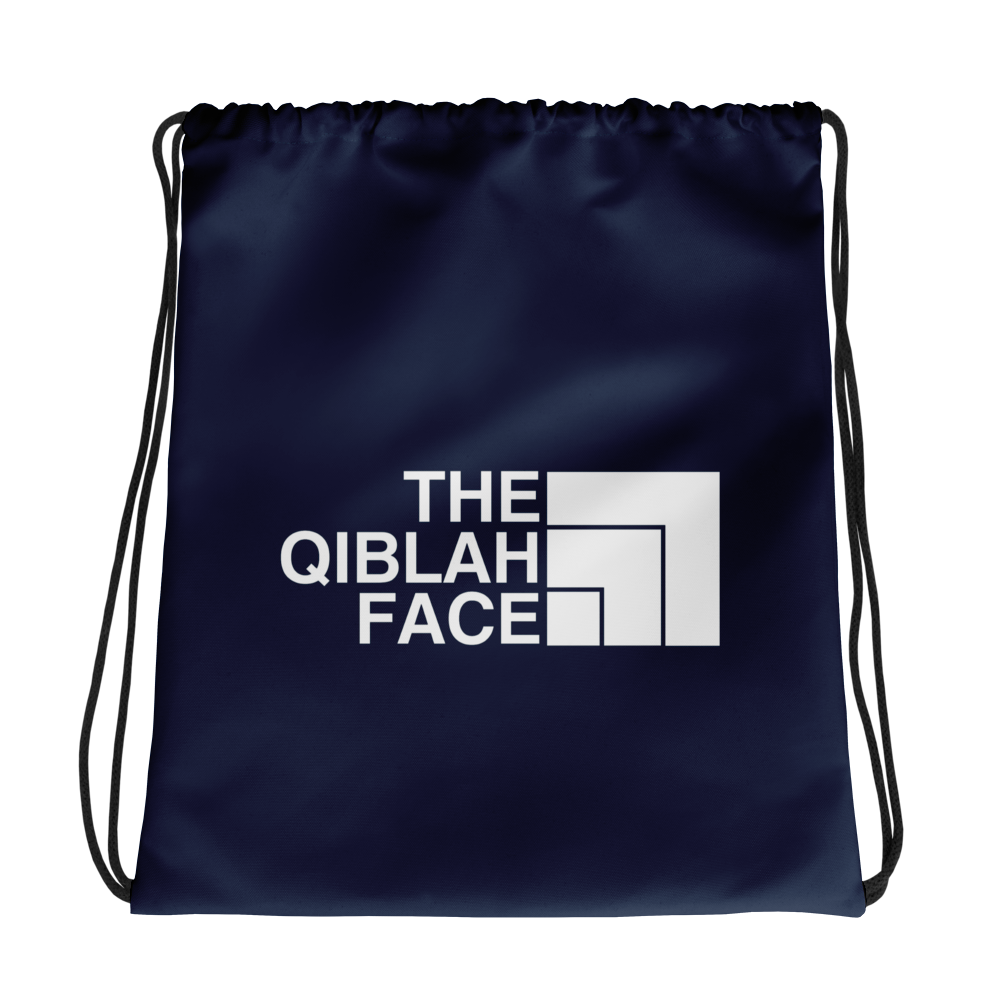 BAG Drawstring - THE QIBLAH FACE - Navy