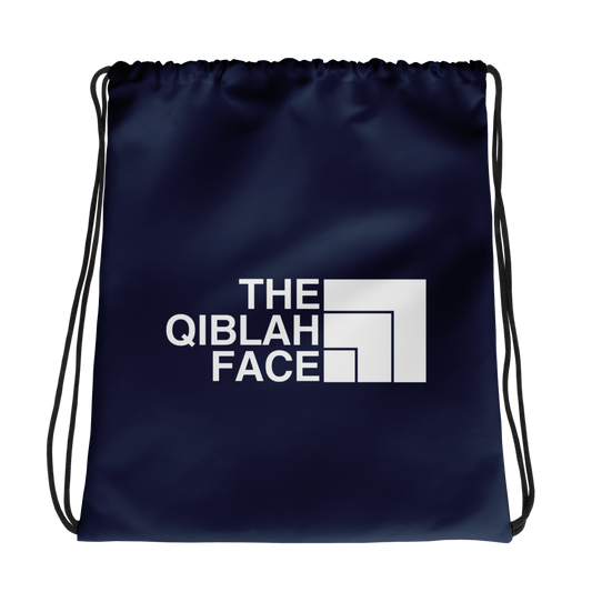 BAG Drawstring - THE QIBLAH FACE - Navy