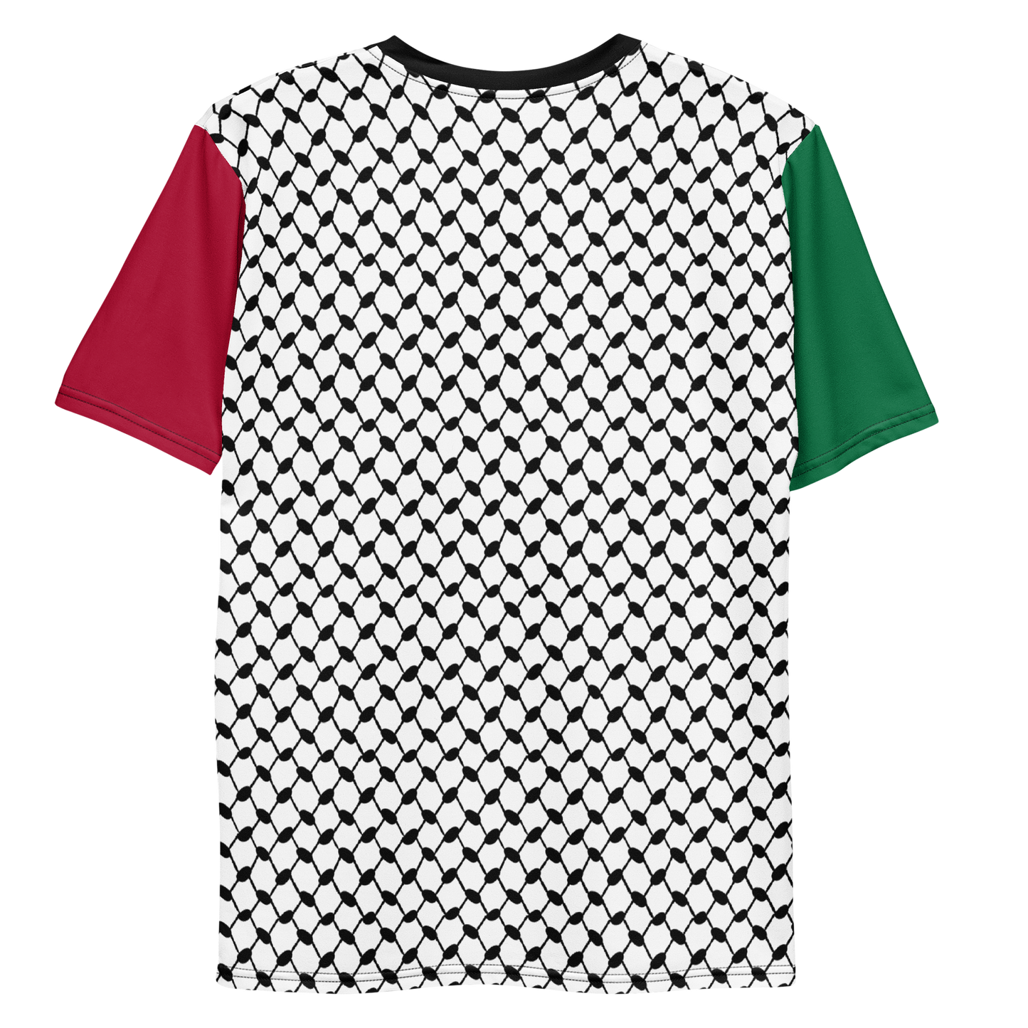 MEN's T-shirt - KUFIYAH - Black/Green/Red