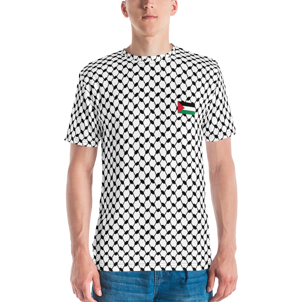 MEN's T-shirt - KUFIYAH w/ FLAG