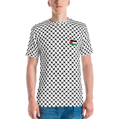 MEN's T-shirt - KUFIYAH w/ FLAG