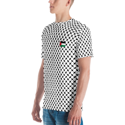 MEN's T-shirt - KUFIYAH w/ FLAG
